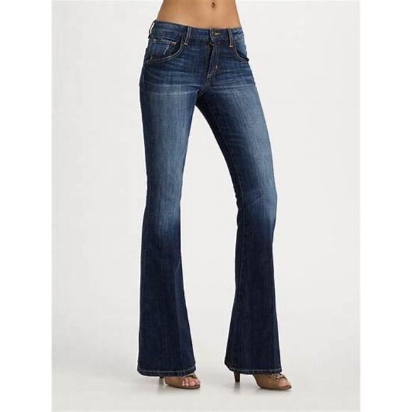 Joe's The Flare Visionaire High Waist Denim Blue Jeans Size 25 - Picture 1 of 8